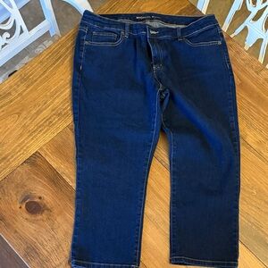 Michael Kors Women's Dark Blue Ankle Jeans